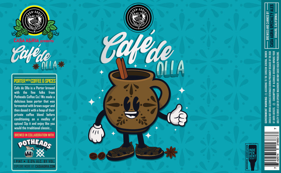 Cafe de Olla Porter with Coffee: 4-Pack