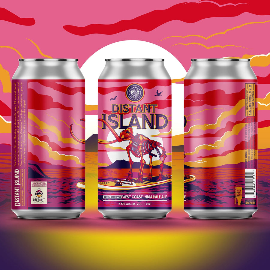 Distant Island DDH West Coast IPA: 4-Pack