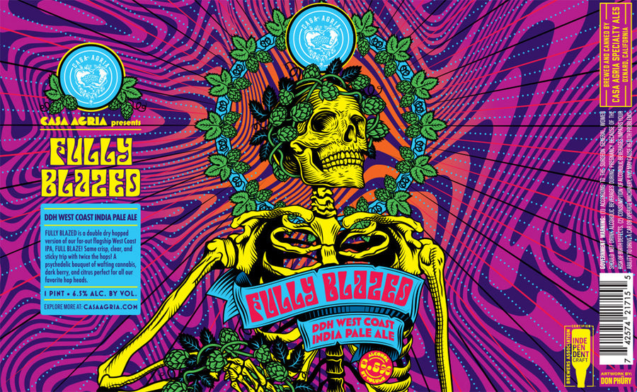 Fully Blazed DDH West Coast IPA: 4-Pack