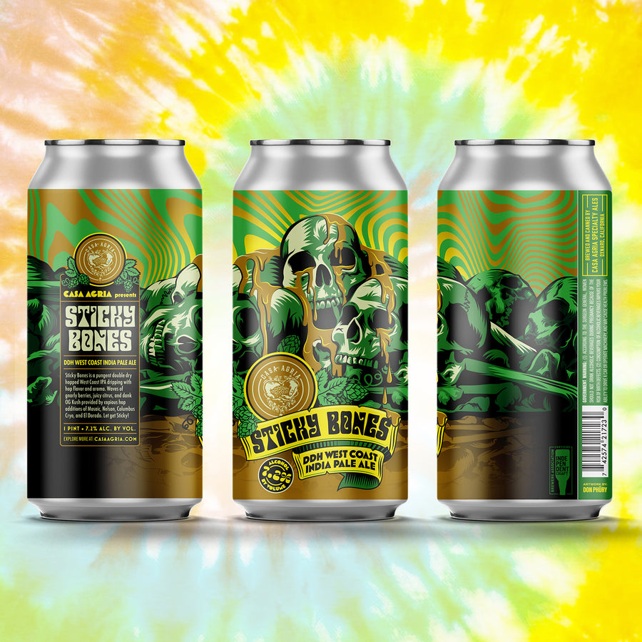 Sticky Bones  DDH West Coast IPA [WHOLESALE]