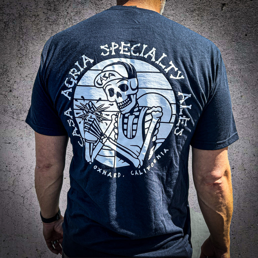 Skeleton Navy T-Shirt