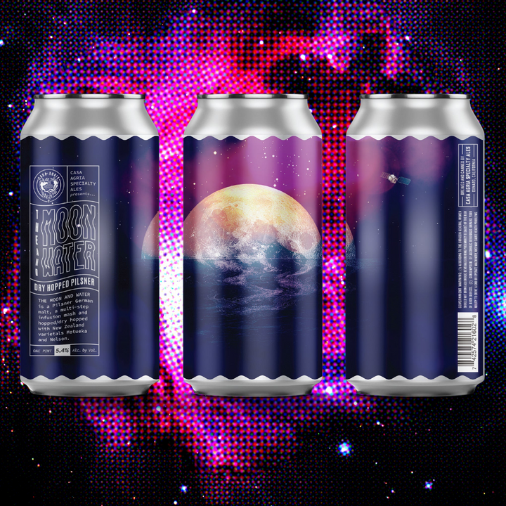 The Moon and Water West Coast Pils: 4-Pack