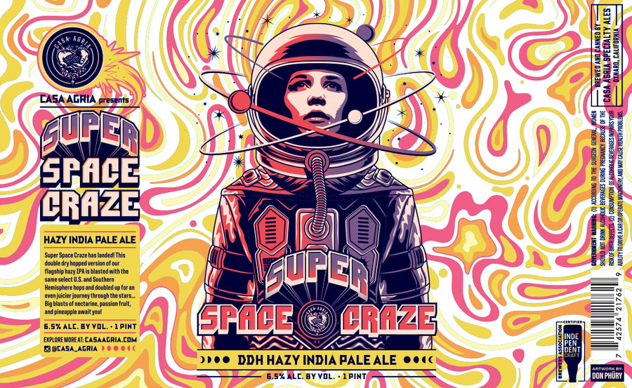 Super Space Craze DDH Hazy IPA: 4-Pack