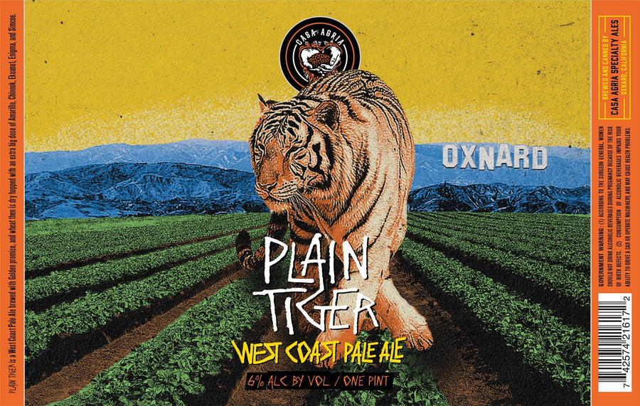 Plain Tiger West Coast Pale Ale: 20L Keg