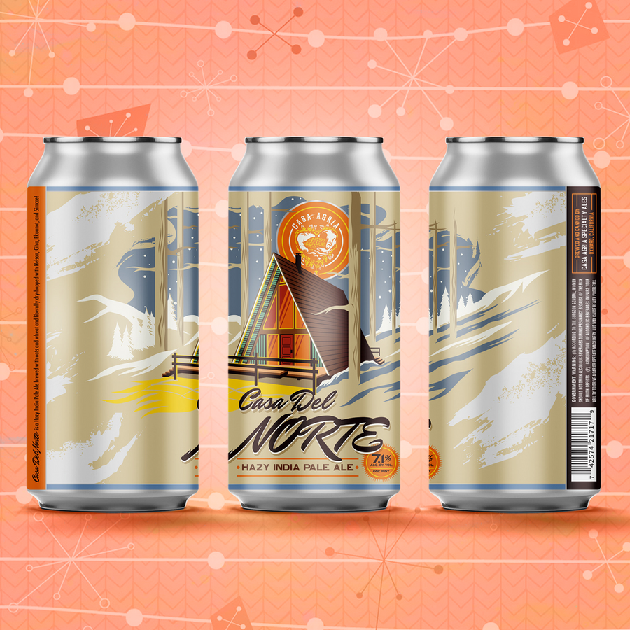 Casa Del Norte Hazy IPA: 4-Pack