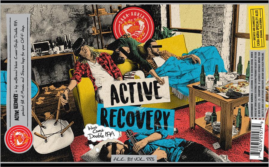 Active Recovery West Coast Double IPA: 4-Pack