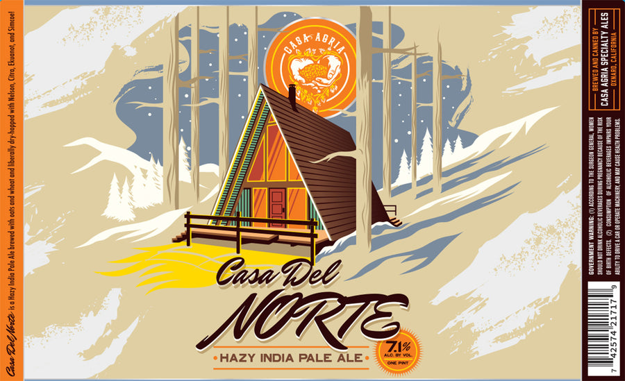 Casa Del Norte Hazy IPA: 4-Pack