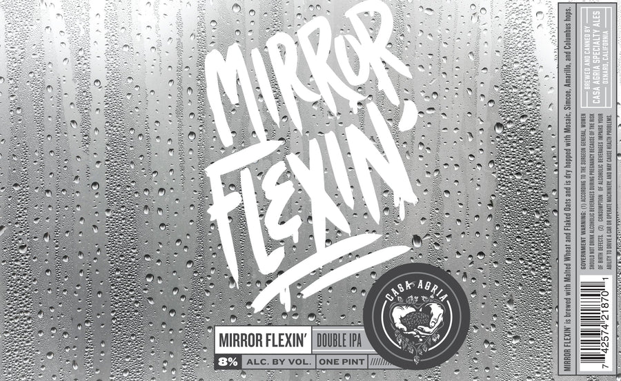 Mirror Flexin Hazy Double IPA: 4-Pack