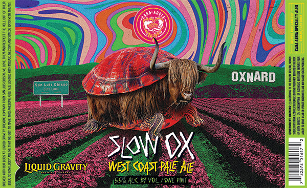 Slow Ox West Coast Pale Ale: 4-Pack