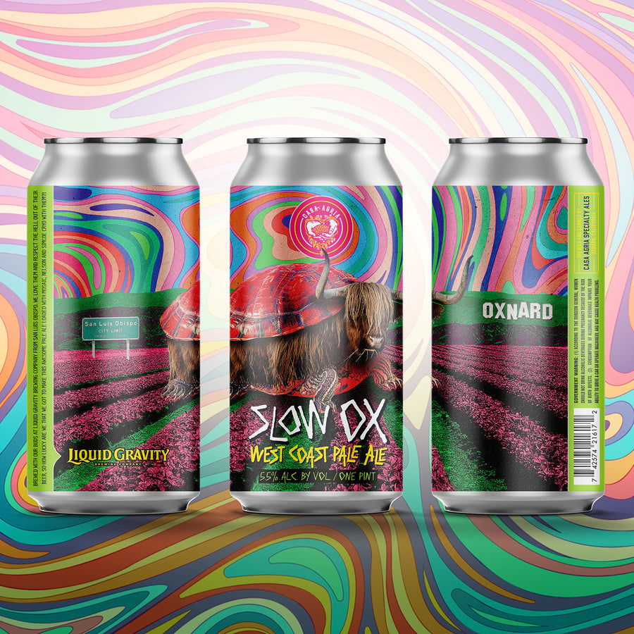 Slow Ox West Coast Pale Ale: 4-Pack