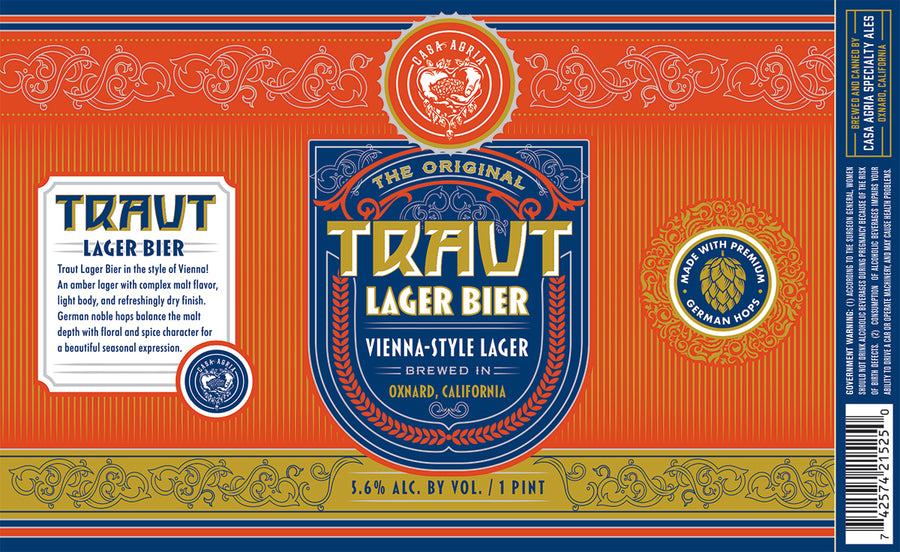 Traut Lager Bier: 4-Pack