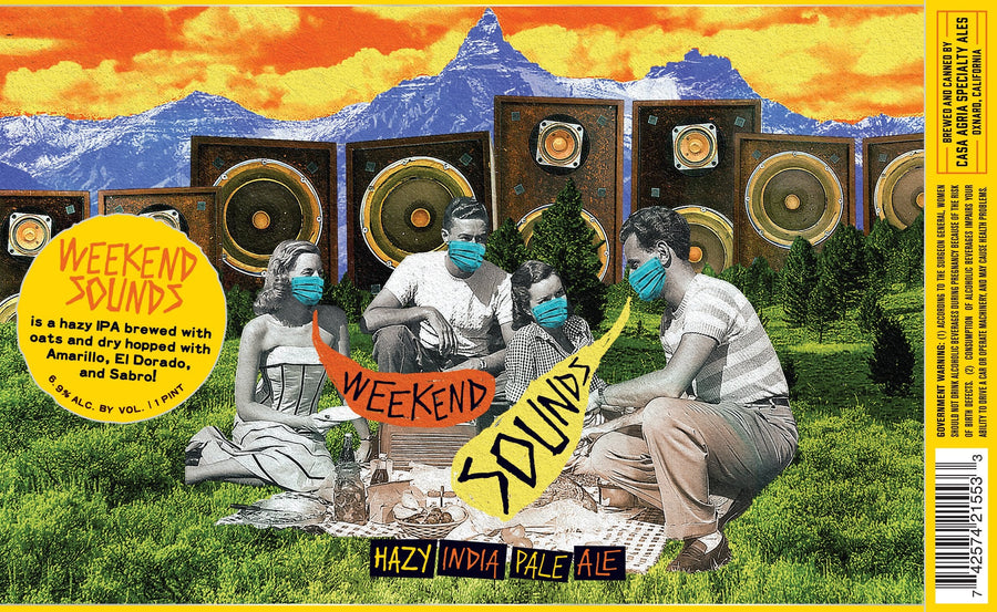 Weekend Sounds Hazy IPA: 4-Pack