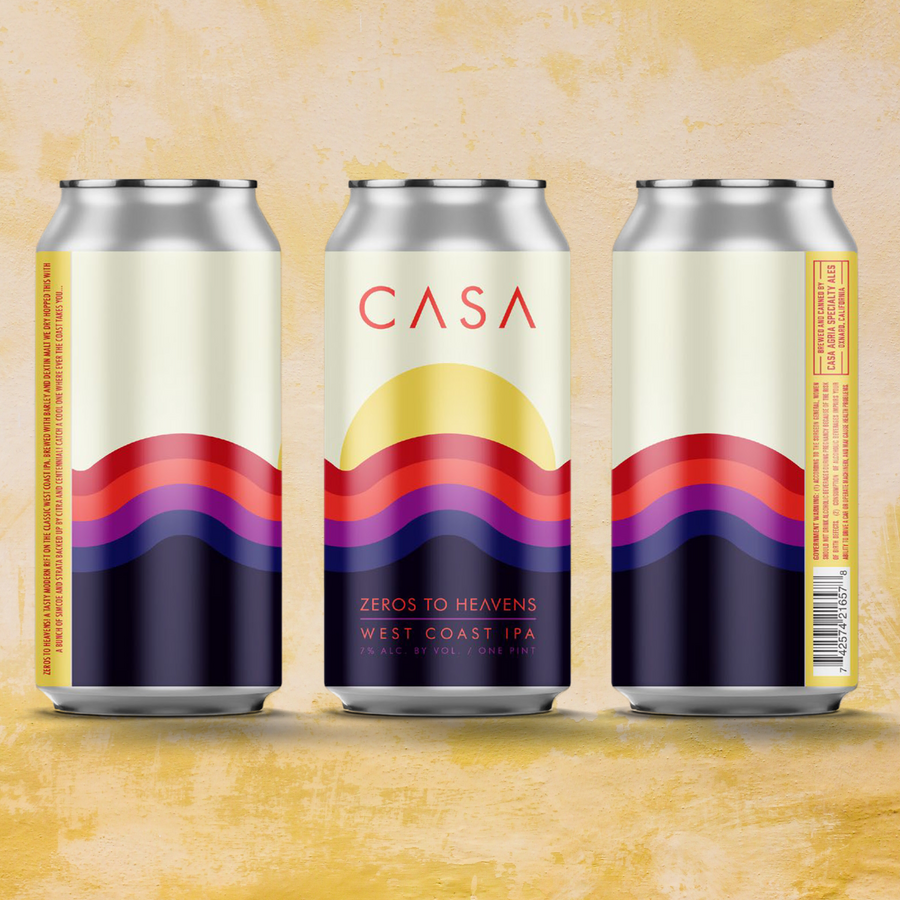 Zeros to Heavens West Coast IPA: 4-Pack