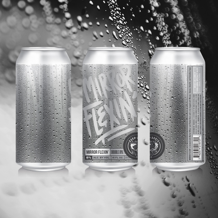 Mirror Flexin Hazy Double IPA: 4-Pack