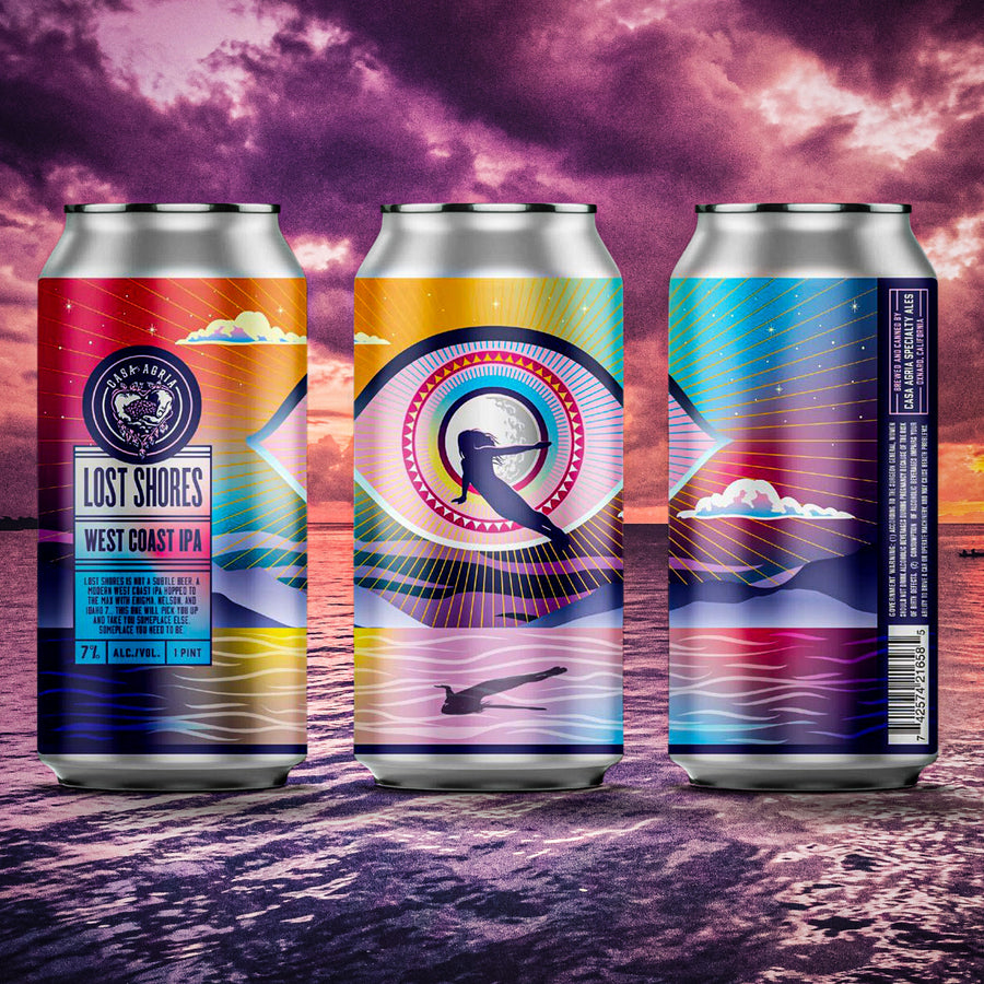 Lost Shores West Coast IPA: 4-Pack