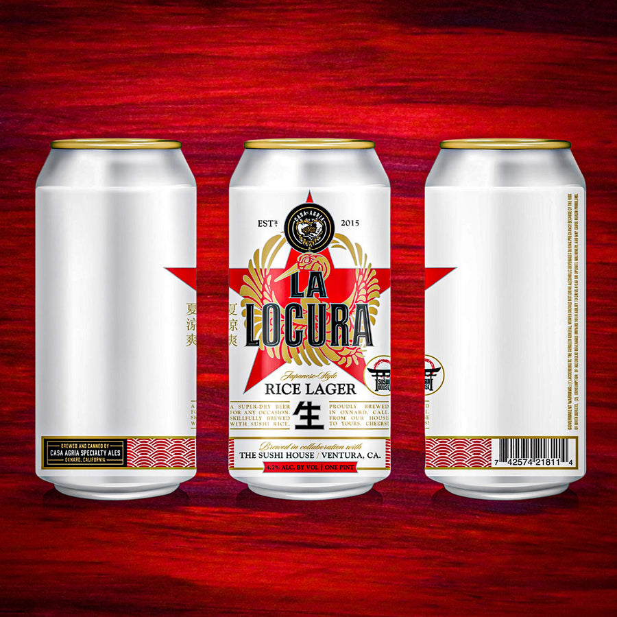 La Locura Rice Lager: 4-Pack